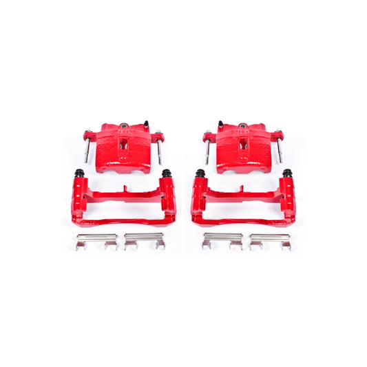 Power Stop 02-06 Cadillac Escalade Front or Rear Red Calipers w/Brackets - Pair