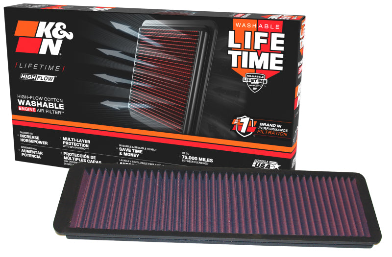 K&N Replacement Air Filter JAGUAR XJS,XKE 1971-80