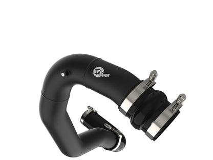 aFe 08-10 Ford Trucks V8-6.4L (td) BladeRunner 3 IN Aluminum Hot Charge Pipe - Black