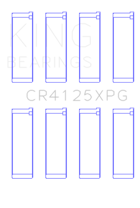King Subaru EJ20/EJ22/EJ25 (Suites 52mm Journal Size) Tri-Metal Perf Rod Bearing Set - Size +.025mm
