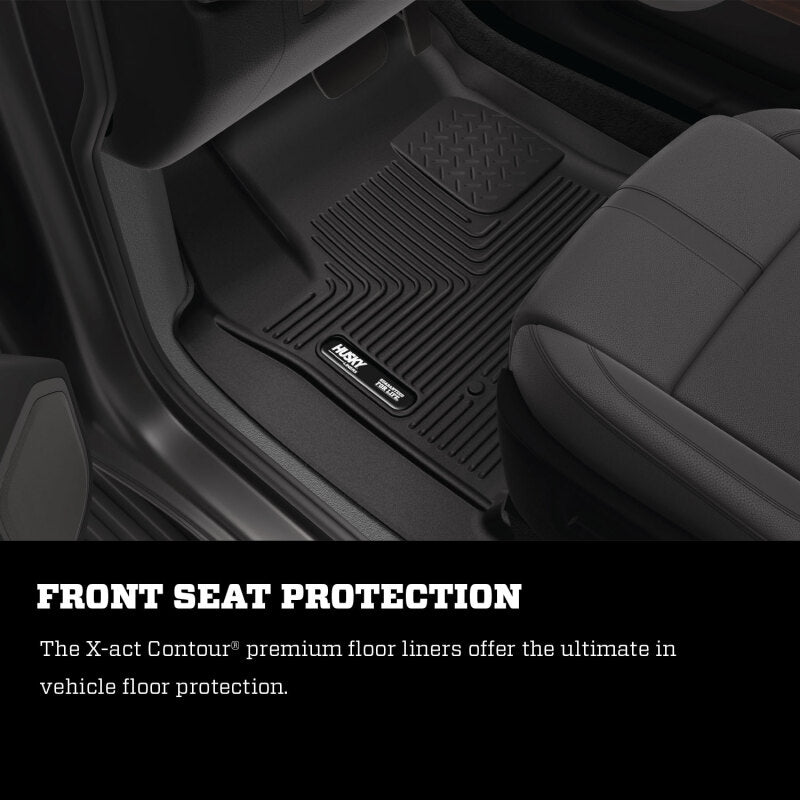 Husky Liners 2018 Honda Accord X-Act Contour Black Front Floor Liners