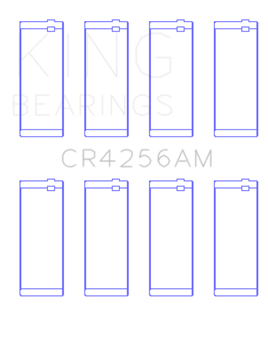 King Chrysler 148/148 Turbo DOHC 16V/Jeep 148 DOHC 16V Rod Bearing Set - Size +0.25mm