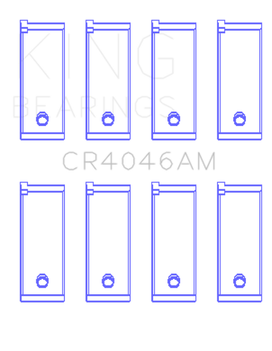 King Engine Bearings Acura D16A1 Rod Bearing Set - Size STD