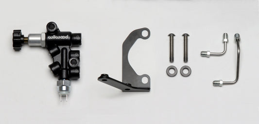 Wilwood Tandem Master Cylinder Mounting Bracket L/H Kit w/ Prop Valve