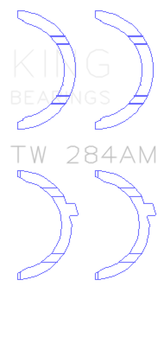 King Engine Bearings Toyota/Lexus 2JZGE/2JZGTE 3.0L Thrust Washer Set