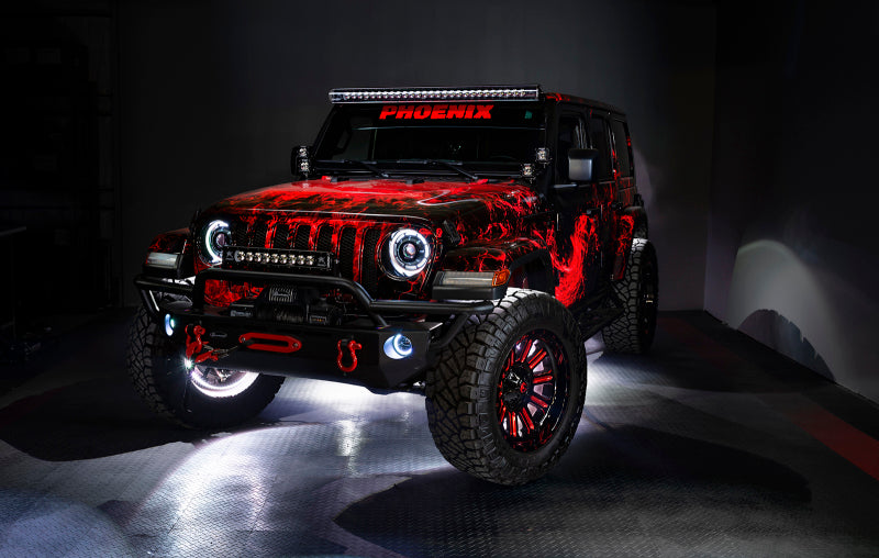 Oracle Jeep Wrangler JL/JT Sport High Performance W LED Fog Lights - w/o Controller