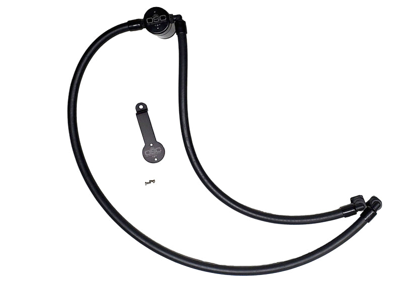 J&amp;L 20-25 Jeep Wrangler 2.0L Driver Side Oil Separator 3.0 - Black Anodized