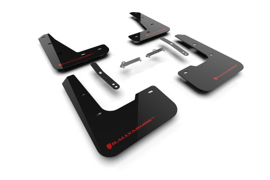 Rally Armor 24-26 Hyundai Elantra N/N Line Black Mud Flap w/Red Logo